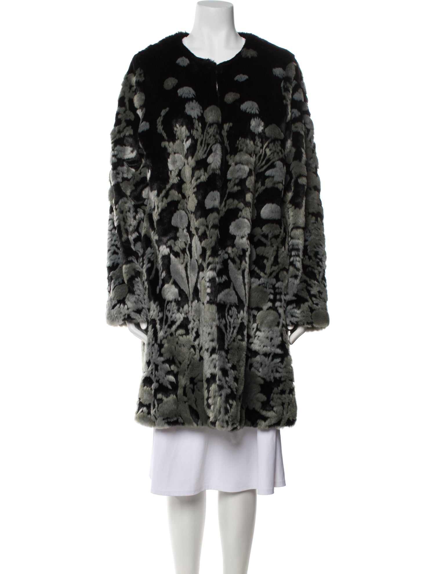 Donna Salyers Vintage Faux Fur Faux Fur Coat