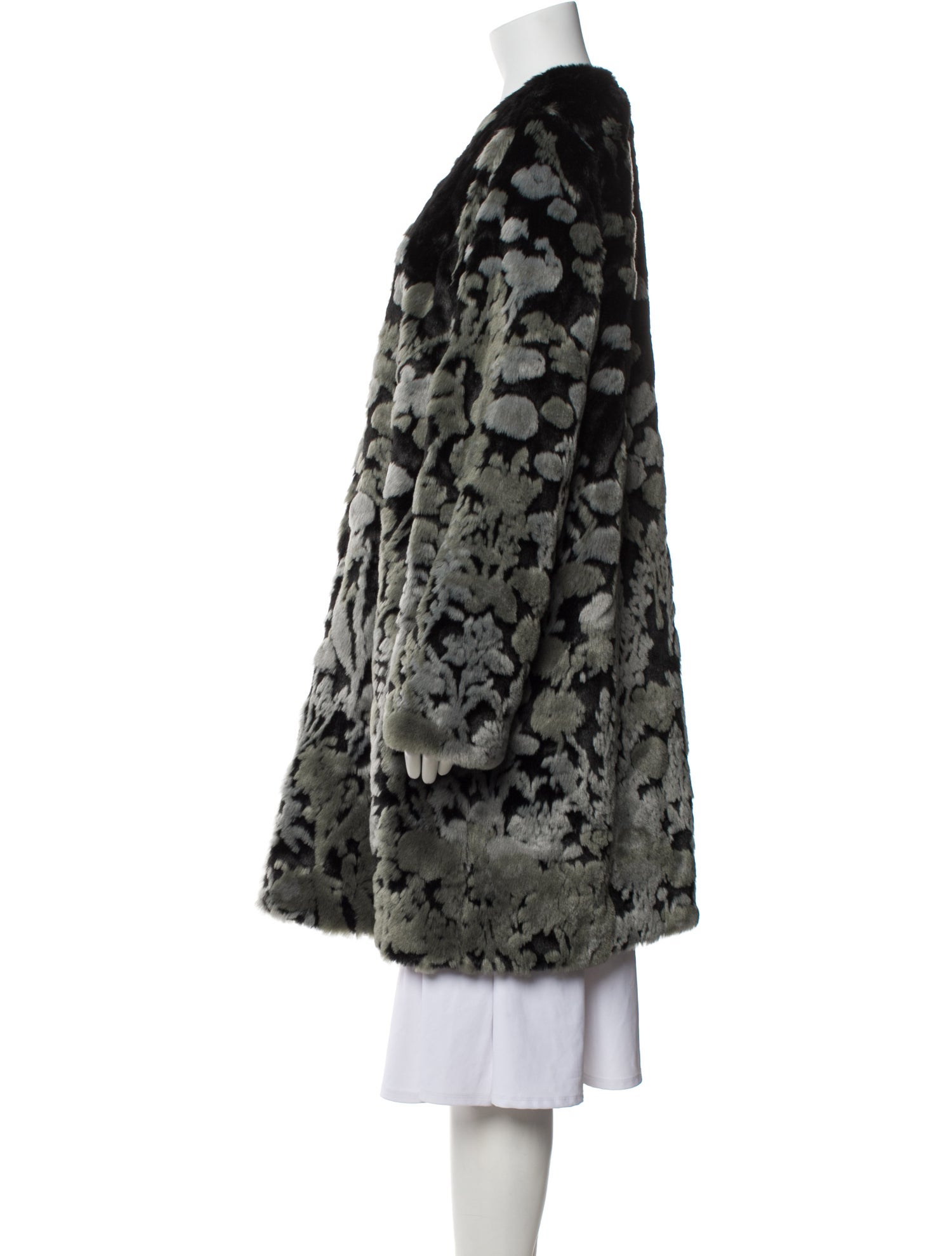 Donna Salyers Vintage Faux Fur Faux Fur Coat