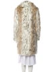 Donna Salyers Animal Print Faux Fur Coat