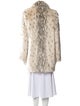 Donna Salyers Animal Print Faux Fur Jacket