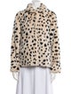 Donna Salyers Animal Print Faux Fur Jacket