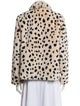 Donna Salyers Animal Print Faux Fur Jacket