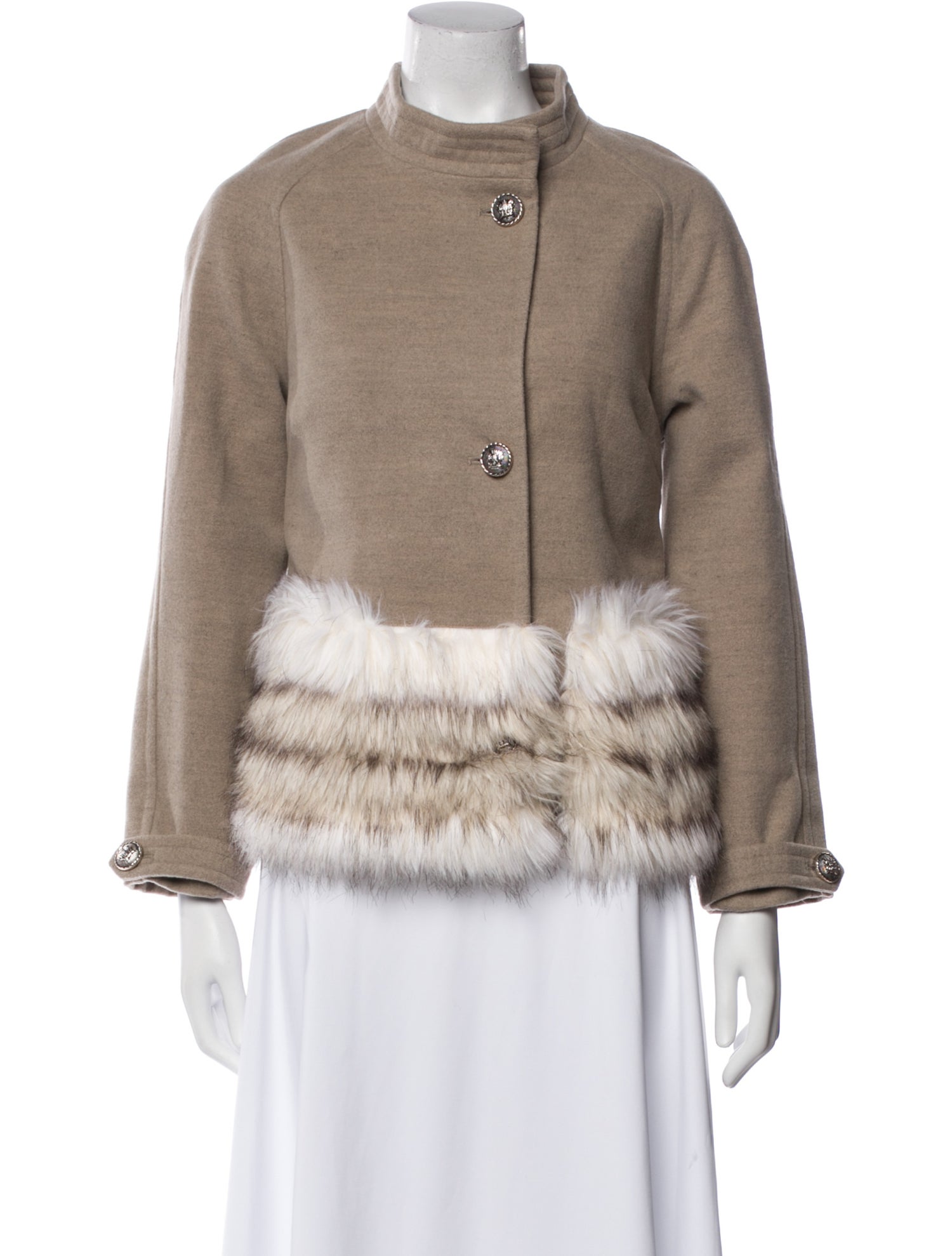 Donna Salyers Faux Fur Jacket