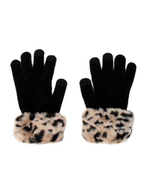 Donna Salyers Winter Gloves With Faux Fur Trim