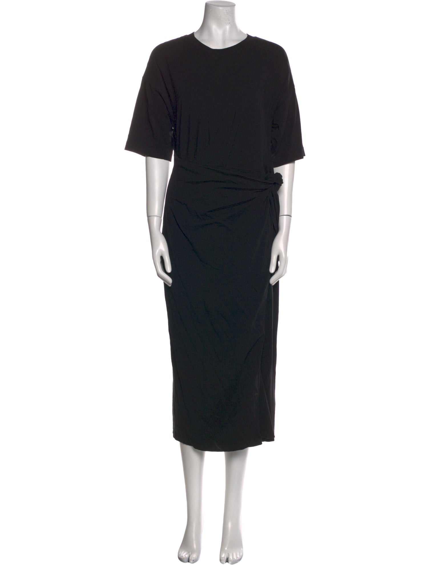 Donna Salyers Crew Neck Midi Length Dress