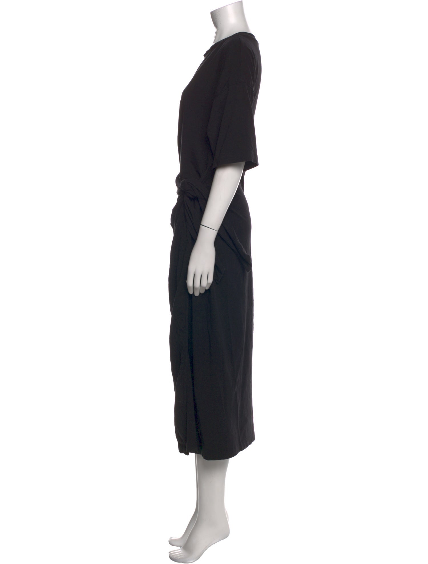 Donna Salyers Crew Neck Midi Length Dress