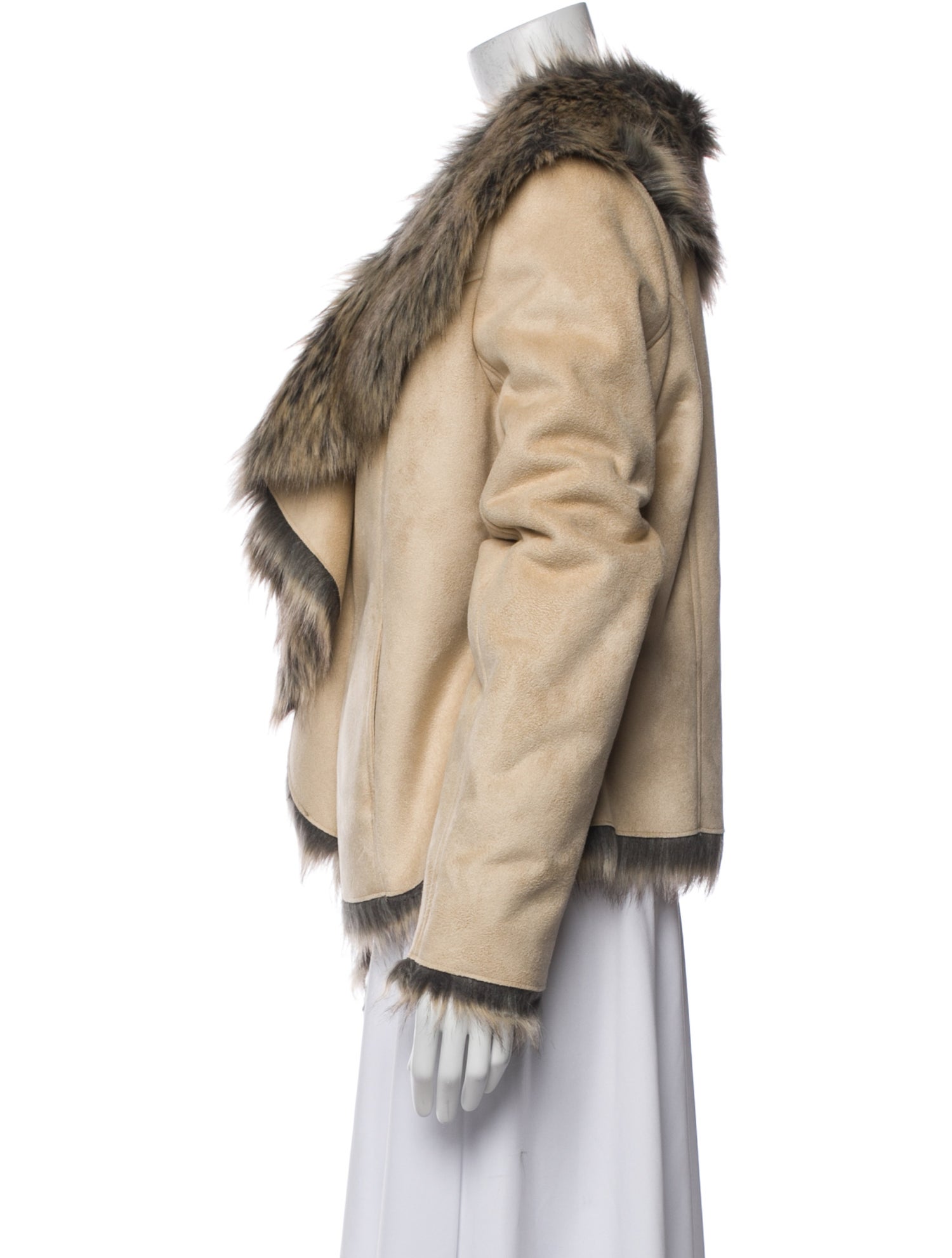 Donna Salyers Faux Fur Faux Fur Jacket w/ Tags