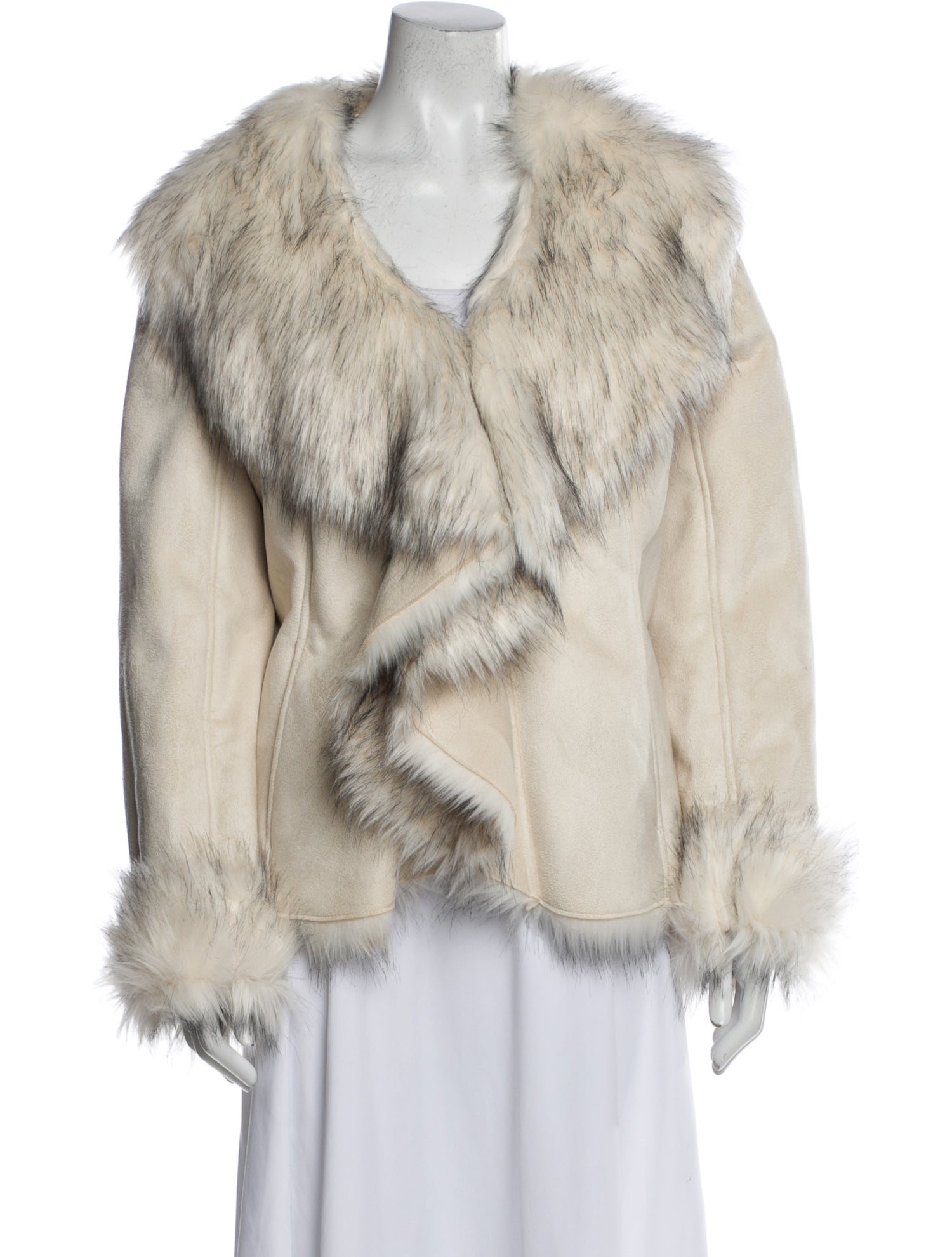 Donna Salyers Faux Fur Faux Fur Jacket