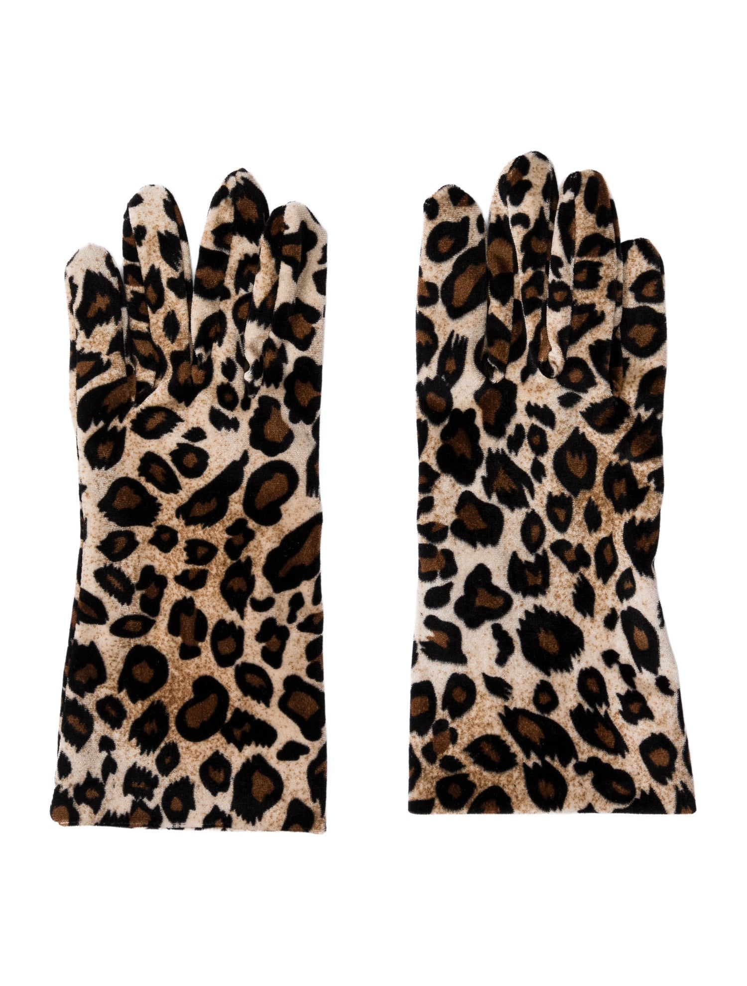 Donna Salyers Animal Print Gloves suede