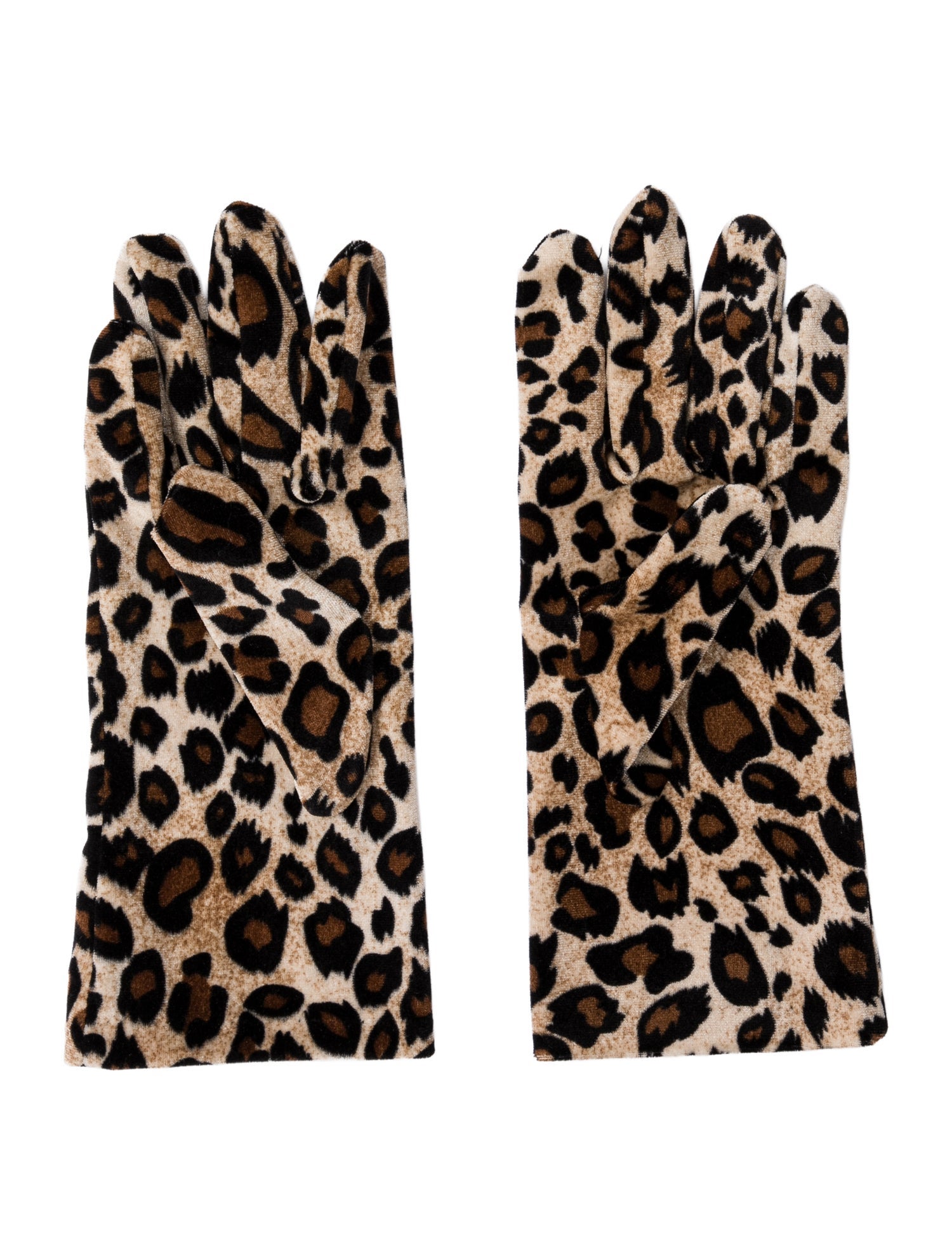 Donna Salyers Animal Print Gloves suede