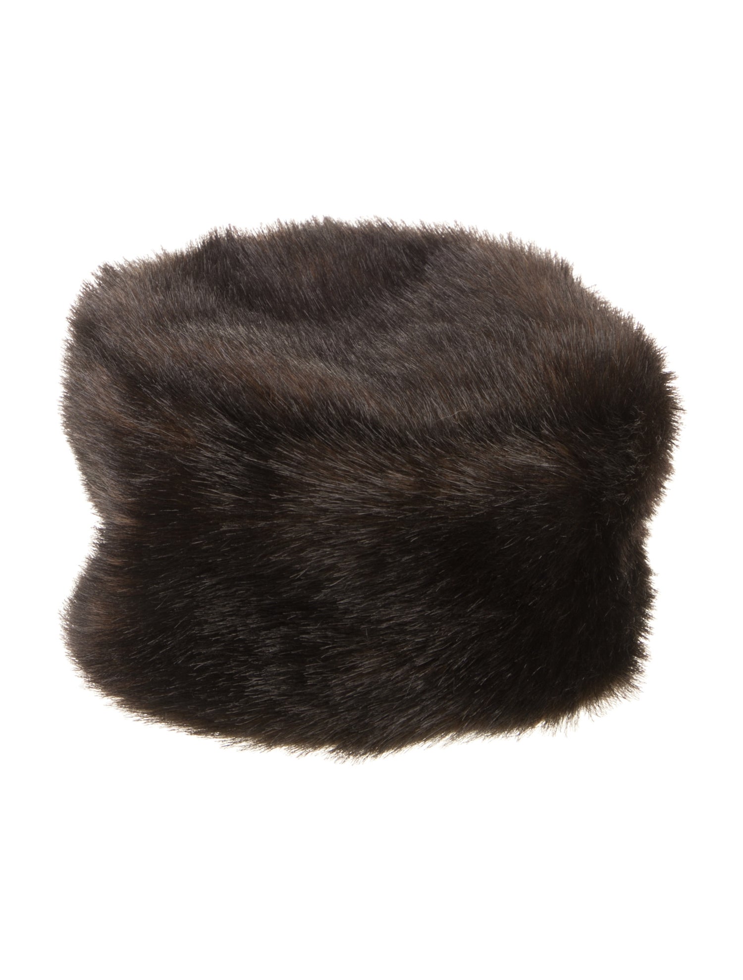 Donna Salyers faux fur newsboy hat