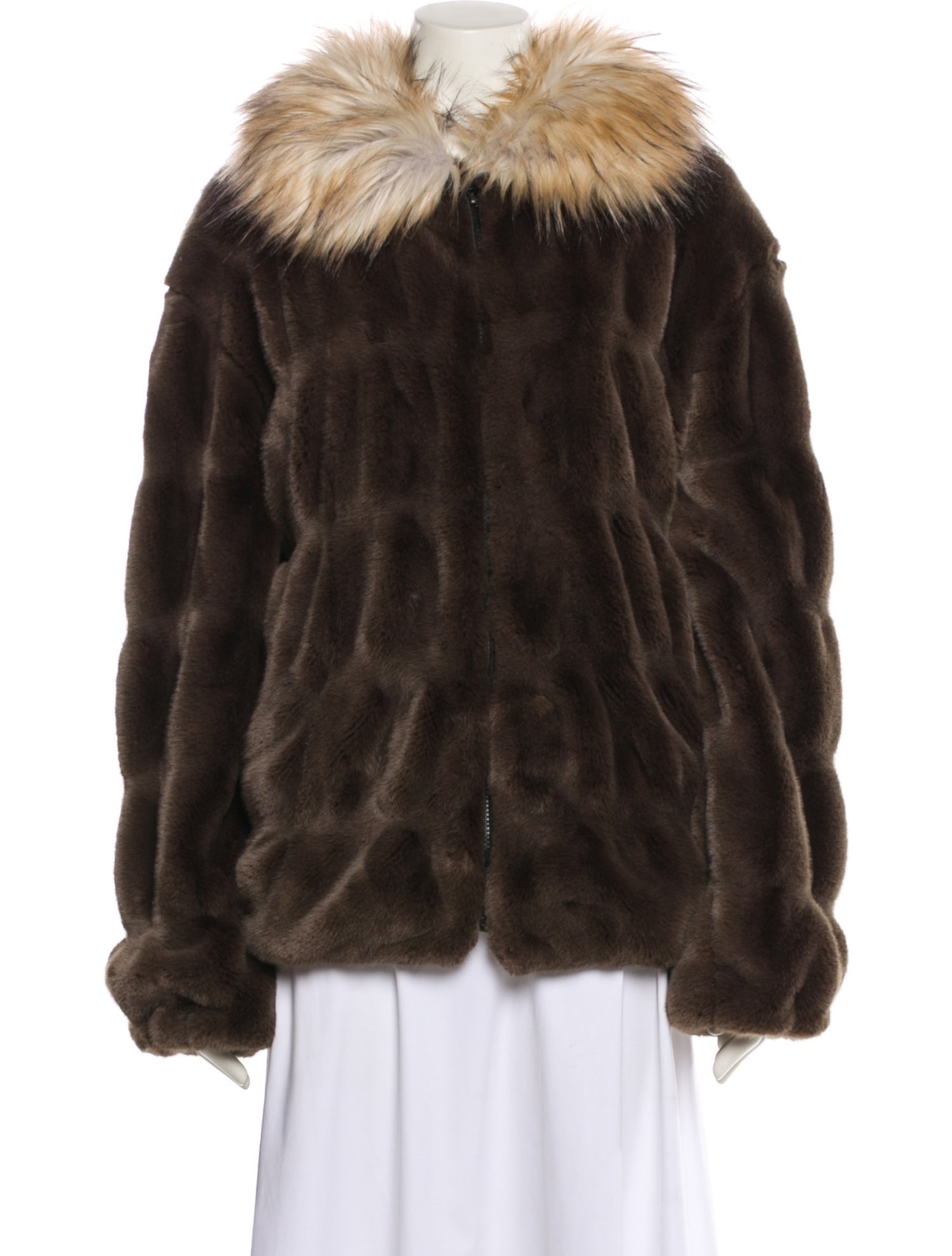 Donna Salyers Faux Fur Jacket