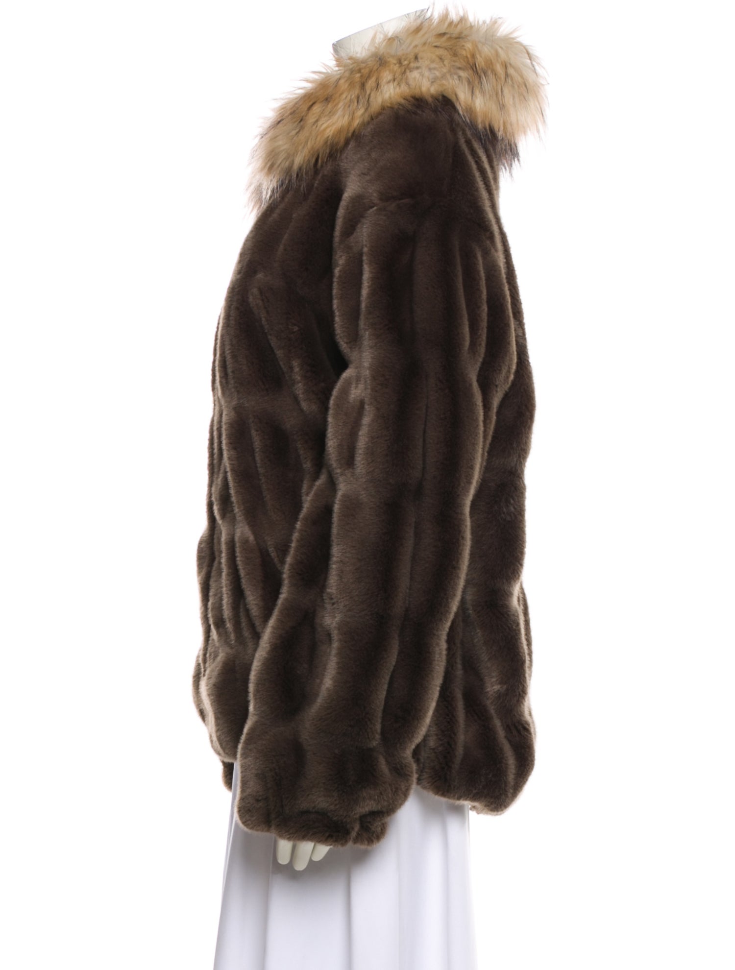 Donna Salyers Faux Fur Jacket