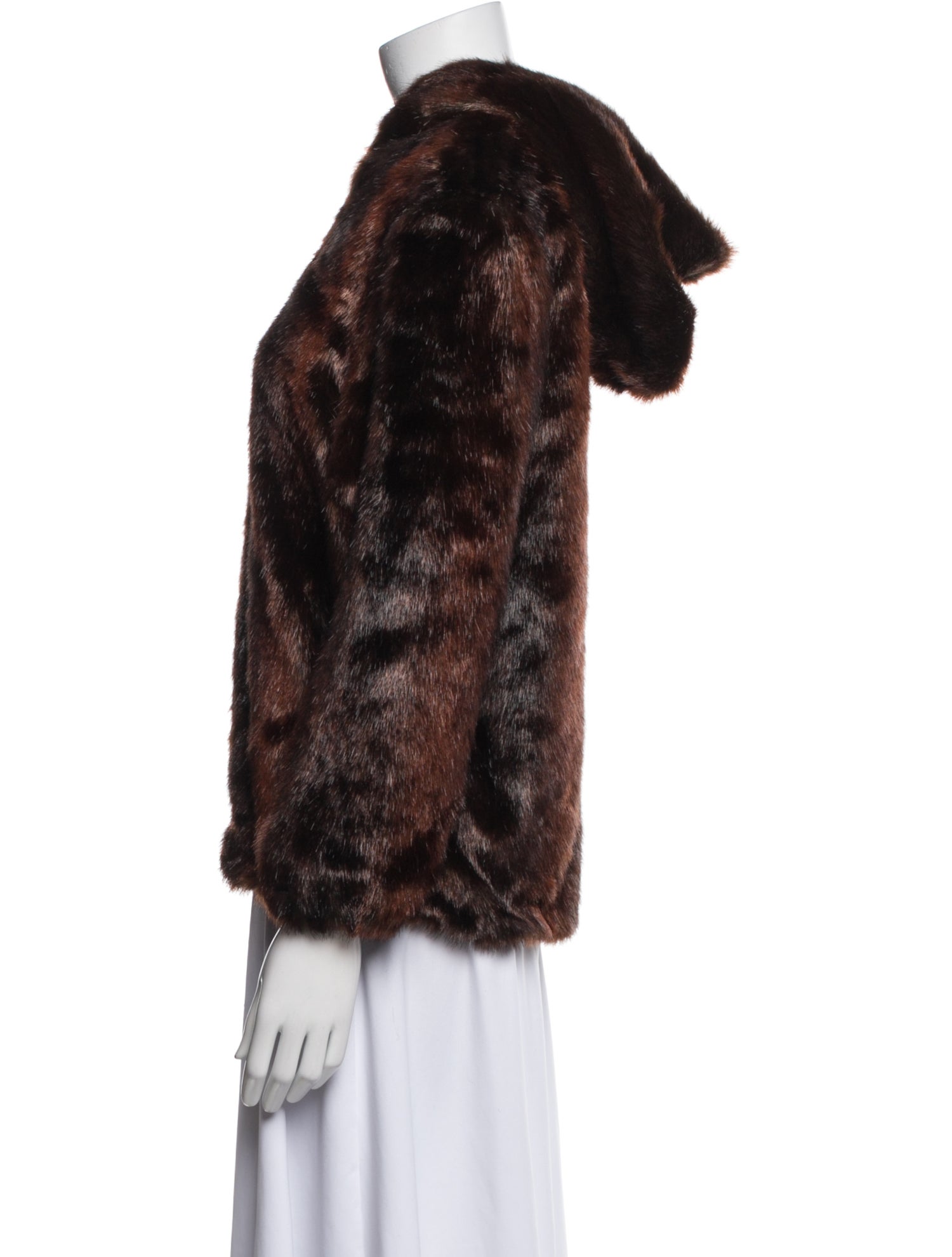 Donna Salyers Fox Faux Fur Jacket