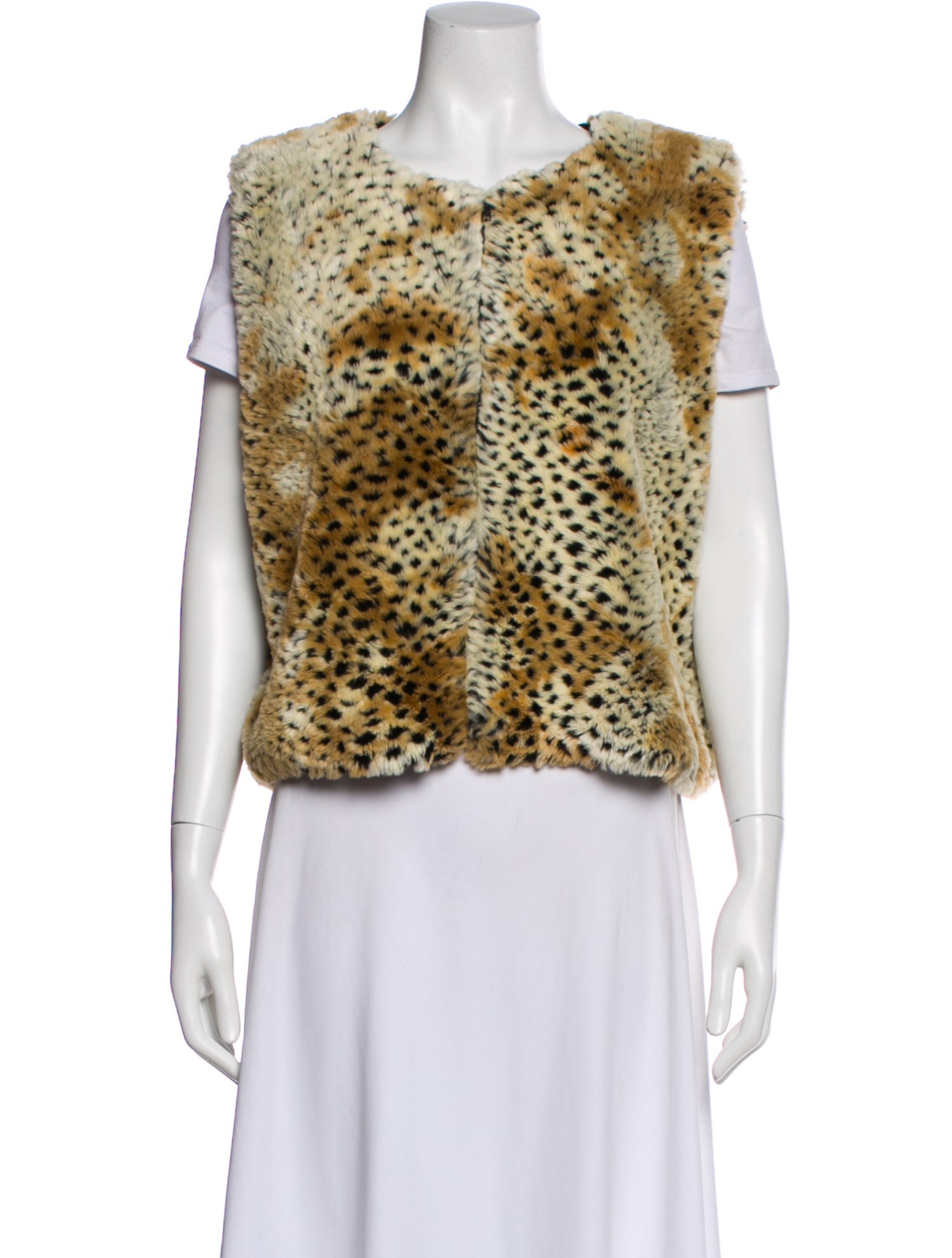 Donna Salyers Animal Print Vest