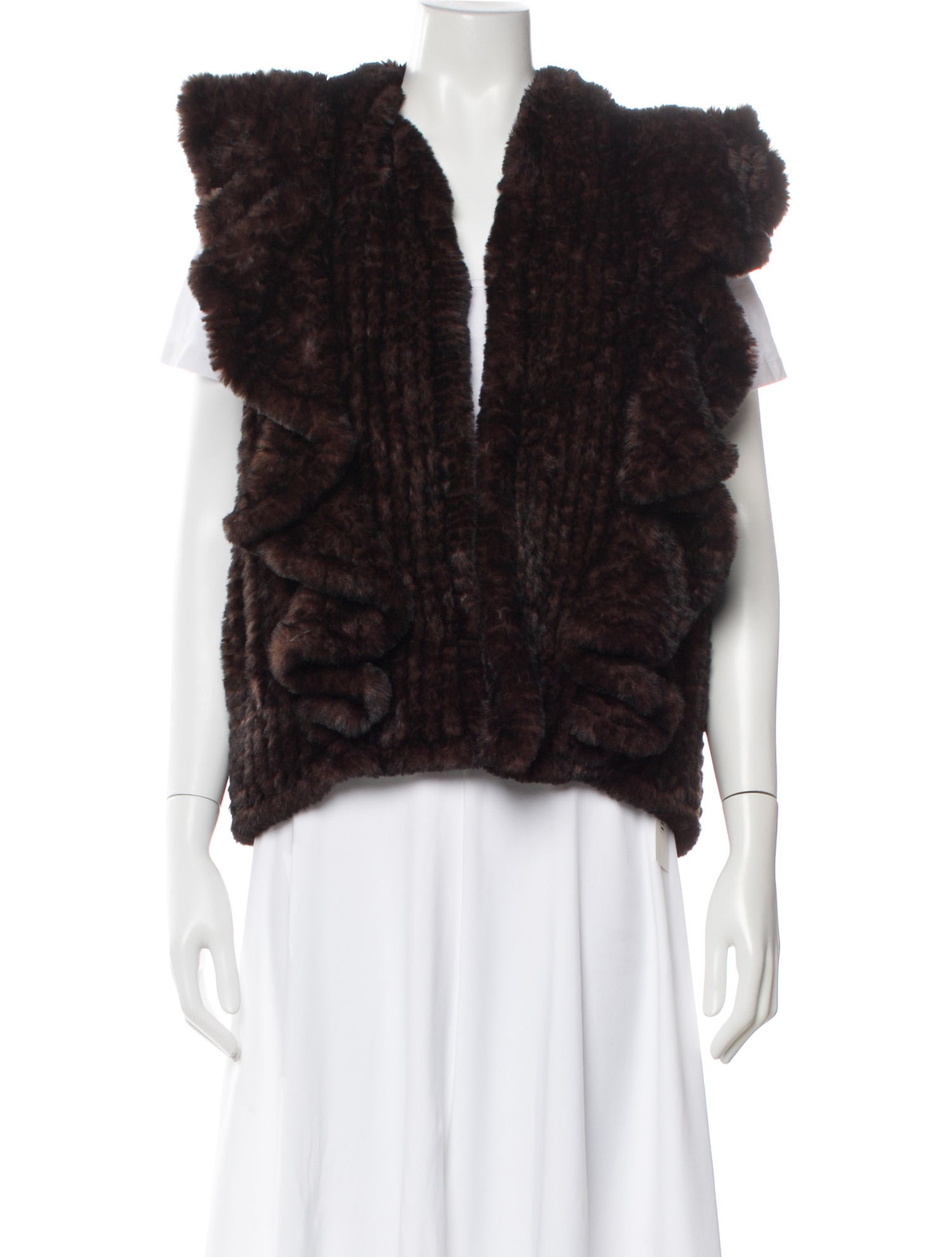 Donna Salyers Faux Fur Vest