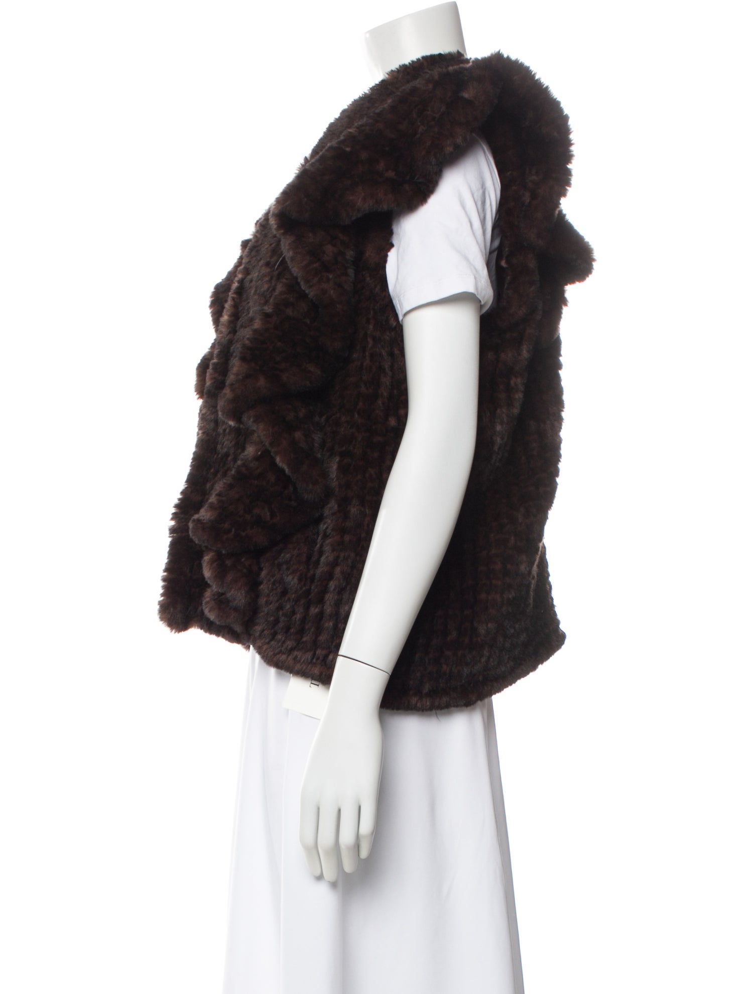 Donna Salyers Faux Fur Vest