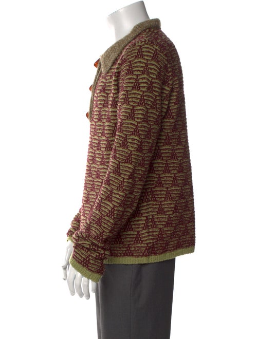 Namacheko Wool Printed Polo Sweater