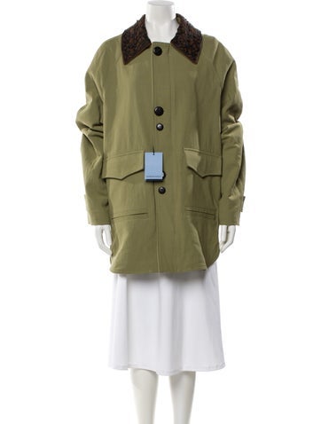 Pre-owned Namacheko Trench Coat W/ Tags In Green