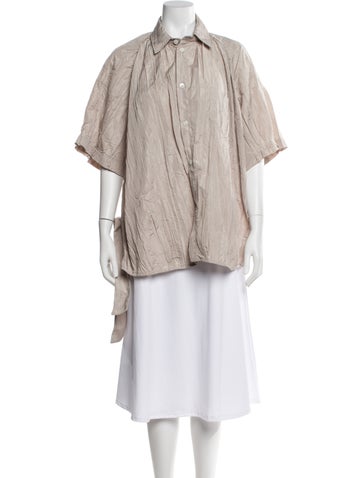 Pre-owned Namacheko Short Sleeve Top W/ Tags In Neutral