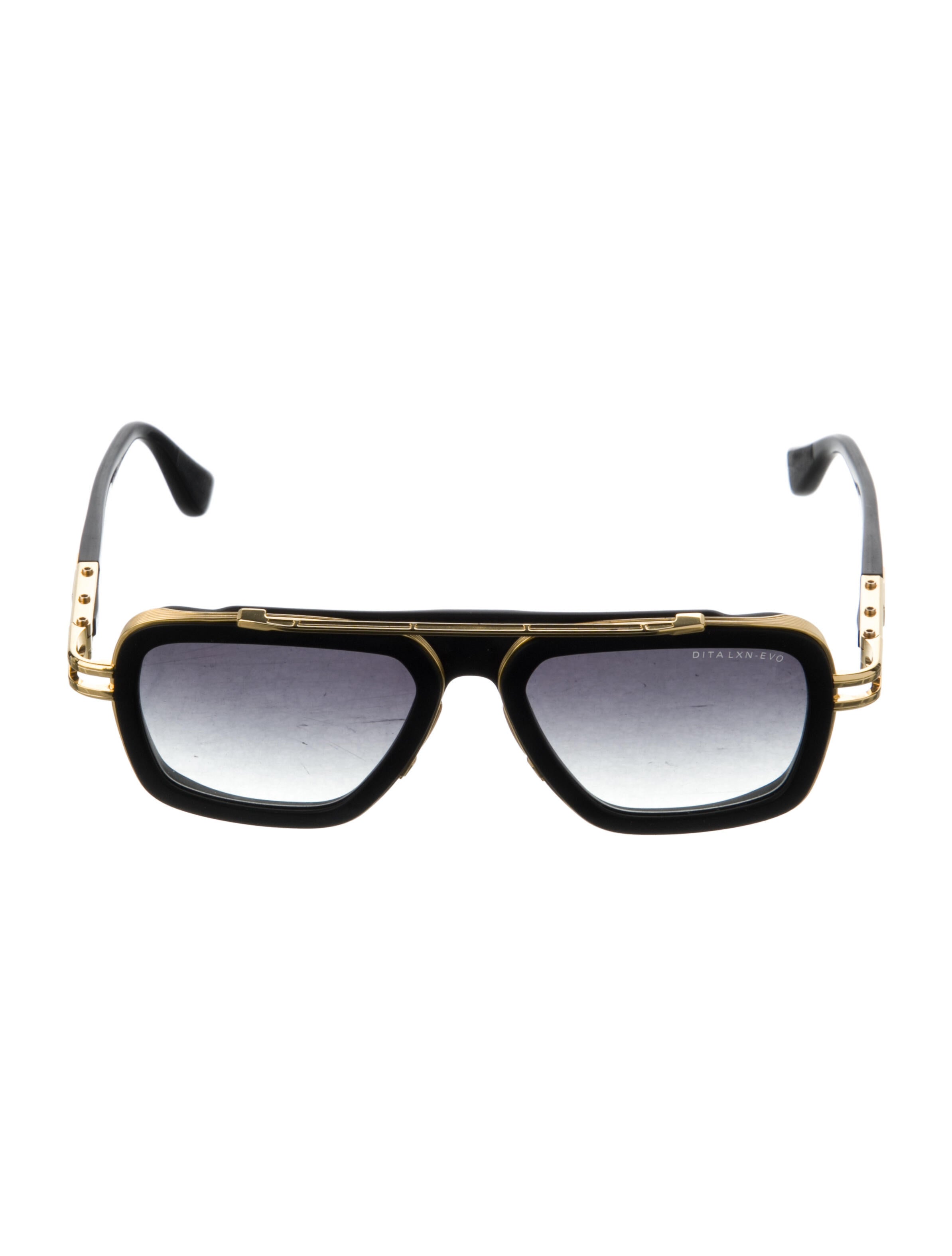 Dita Square Gradient Sunglasses Black Sunglasses, Accessories