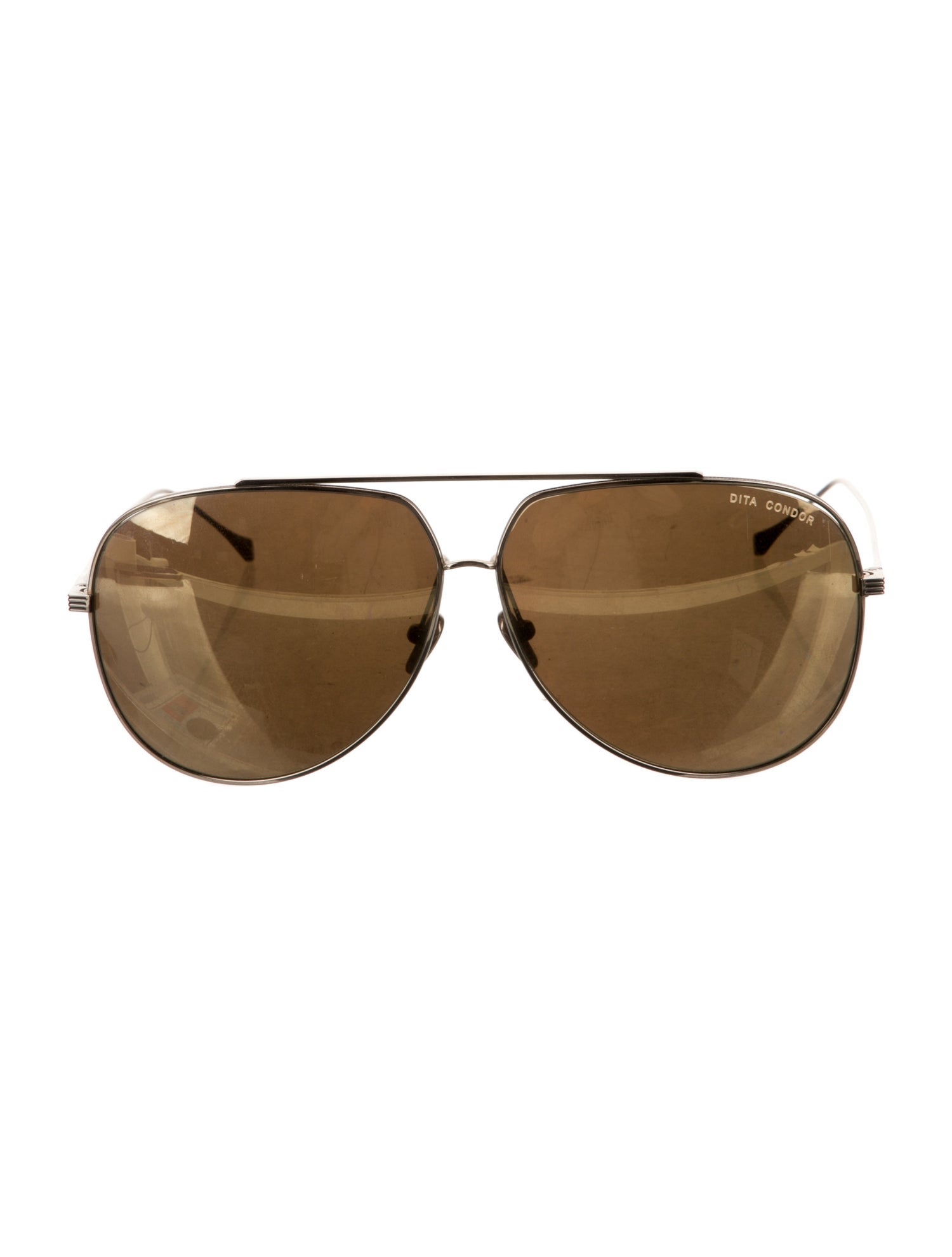 Dita Aviator Mirrored Sunglasses