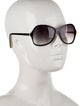 Dita Oversize Gradient Sunglasses