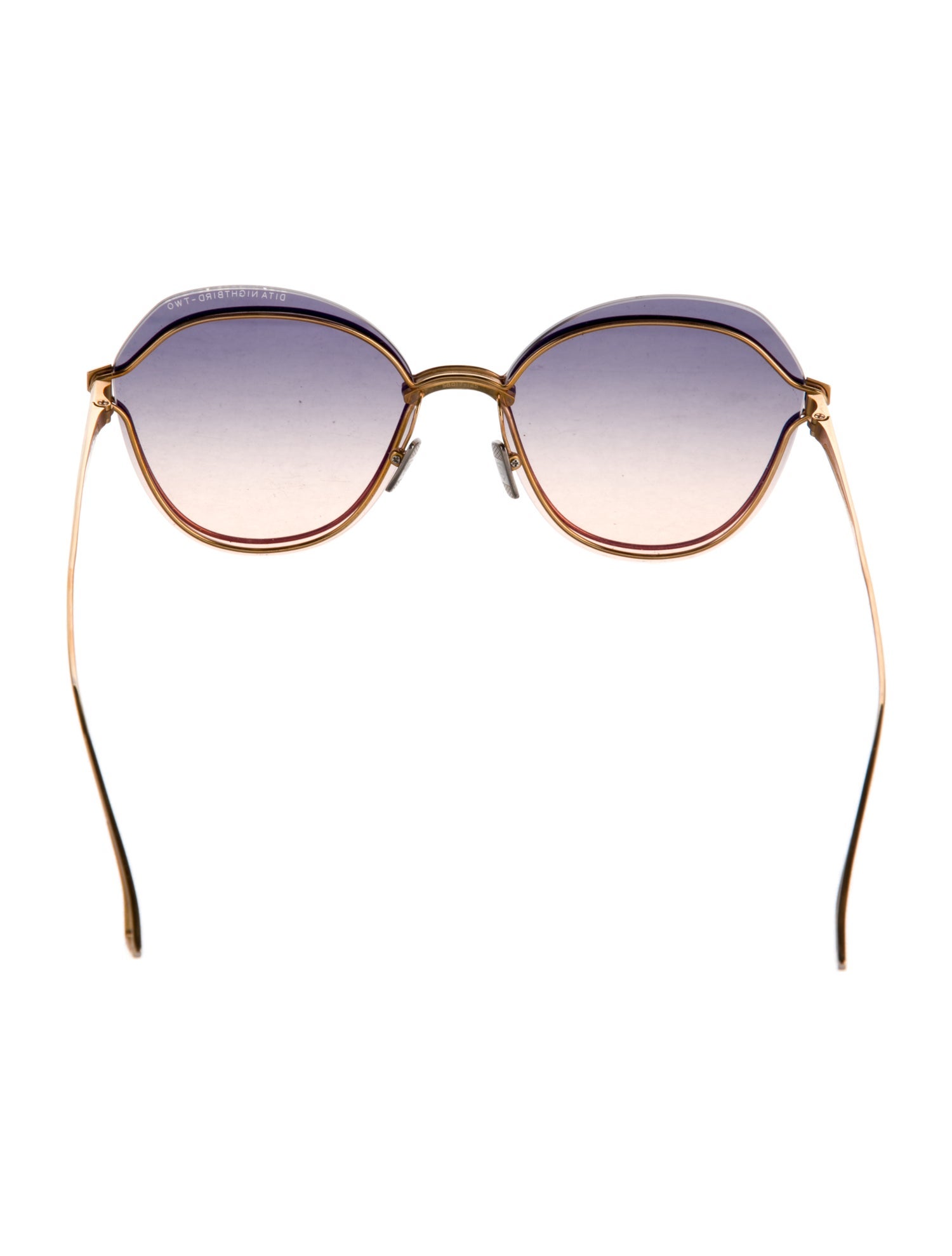 Dita Round Gradient Sunglasses