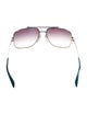Dita Aviator Gradient Sunglasses
