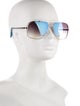 Dita Aviator Gradient Sunglasses
