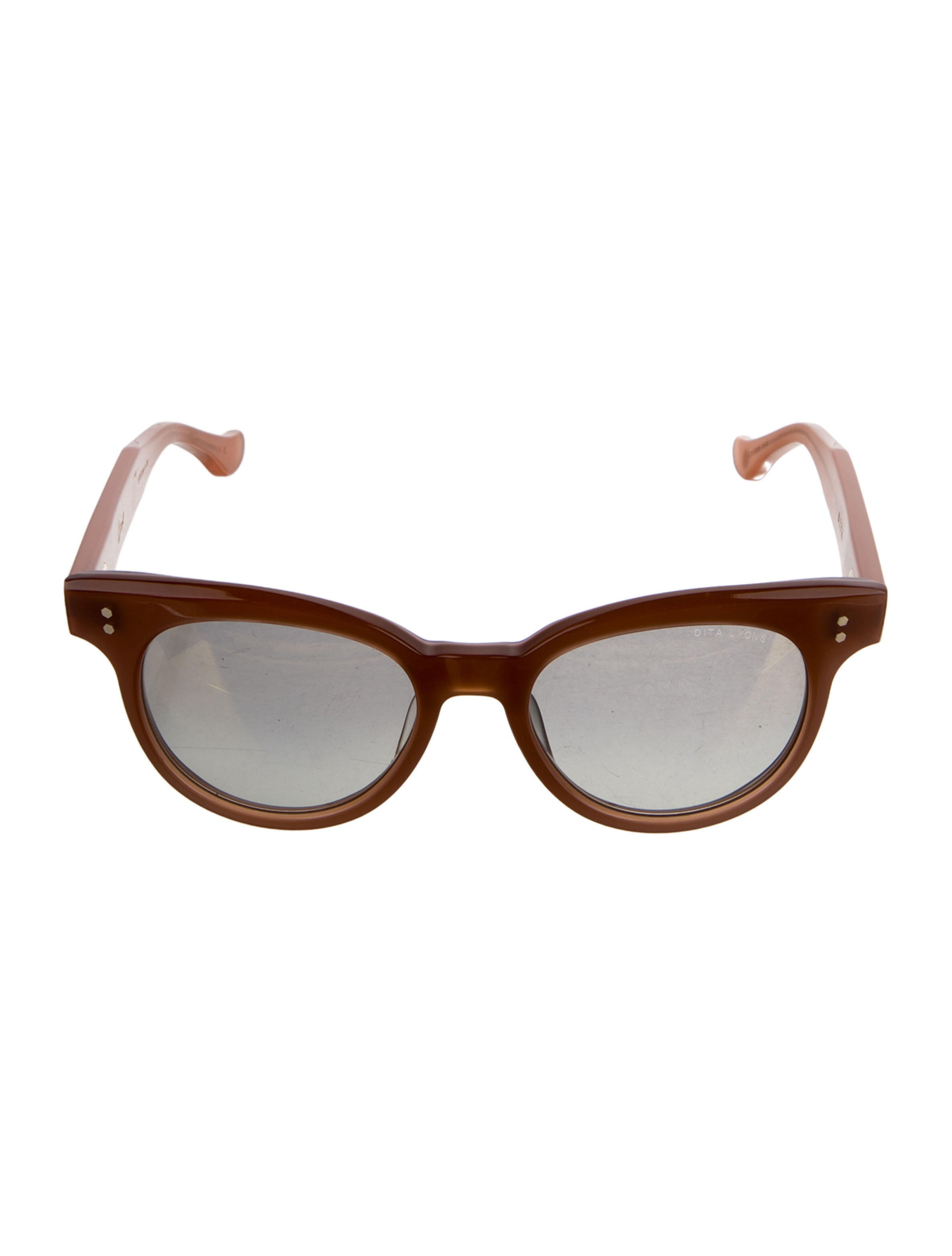 Dita Round Tinted Sunglasses