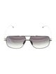 Dita Gradient Aviator Aviator Sunglasses