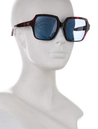 Dita Square Mirrored Sunglasses
