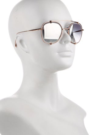 Dita Square Gradient Sunglasses