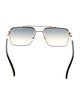 Dita Aviator Gradient Sunglasses