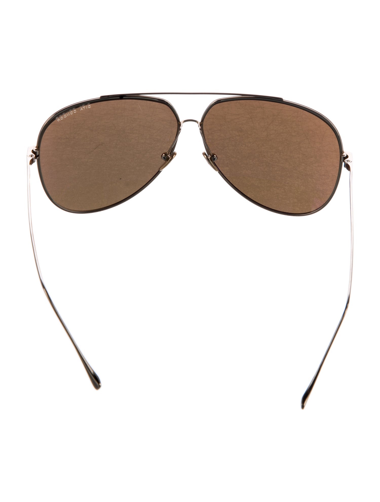 Dita Aviator Mirrored Sunglasses