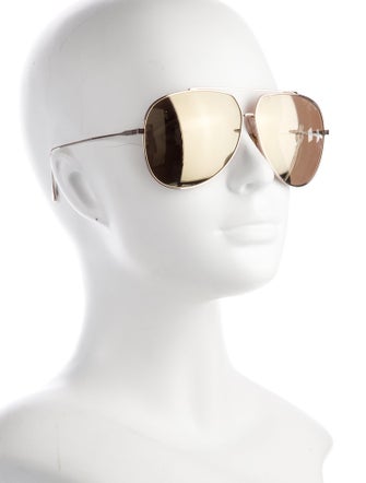 Dita Aviator Mirrored Sunglasses
