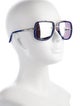 Dita Square Mirrored Sunglasses