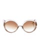 Dita Oversize Gradient Sunglasses