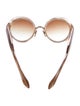 Dita Oversize Gradient Sunglasses
