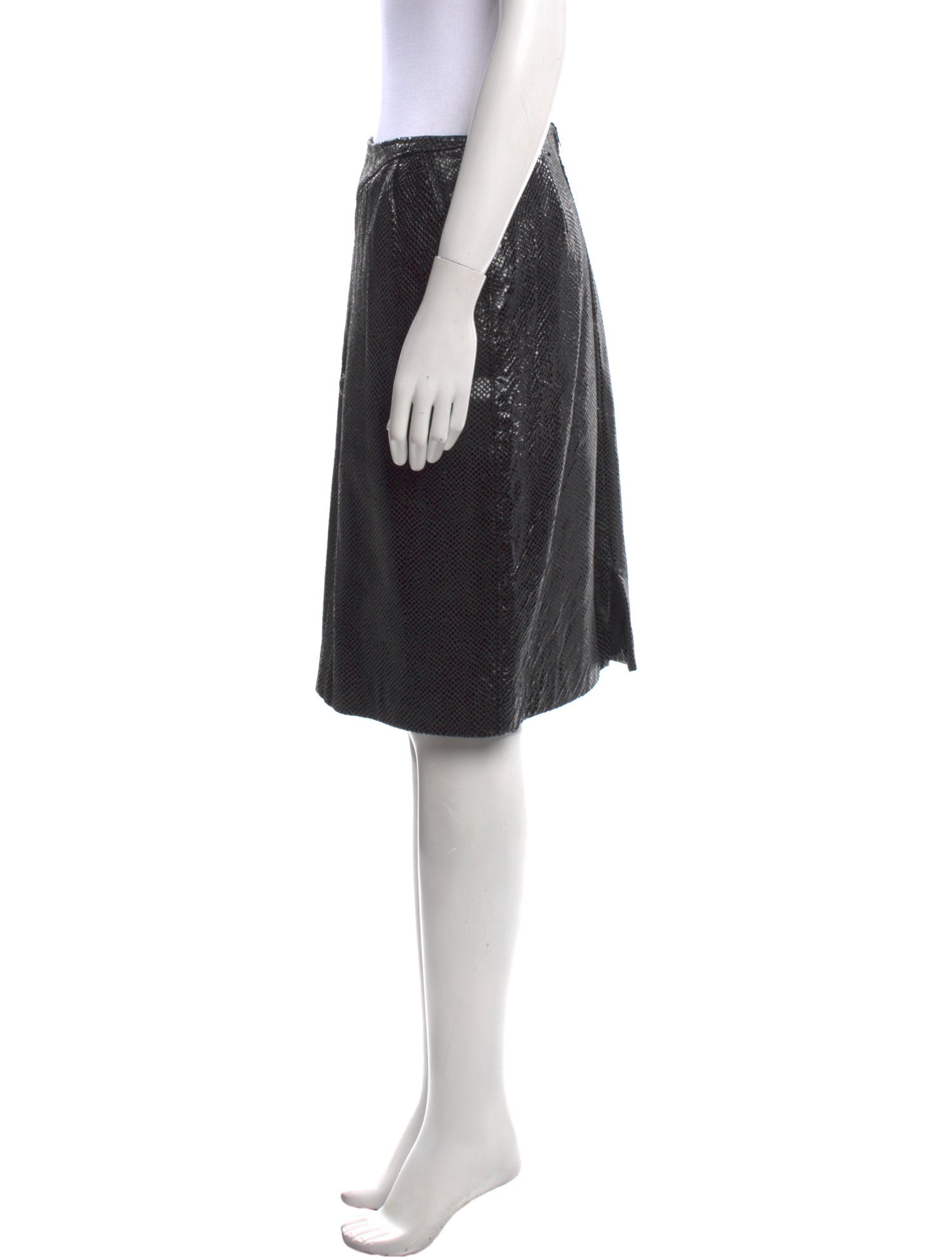 Dita Linen Knee-Length Skirt