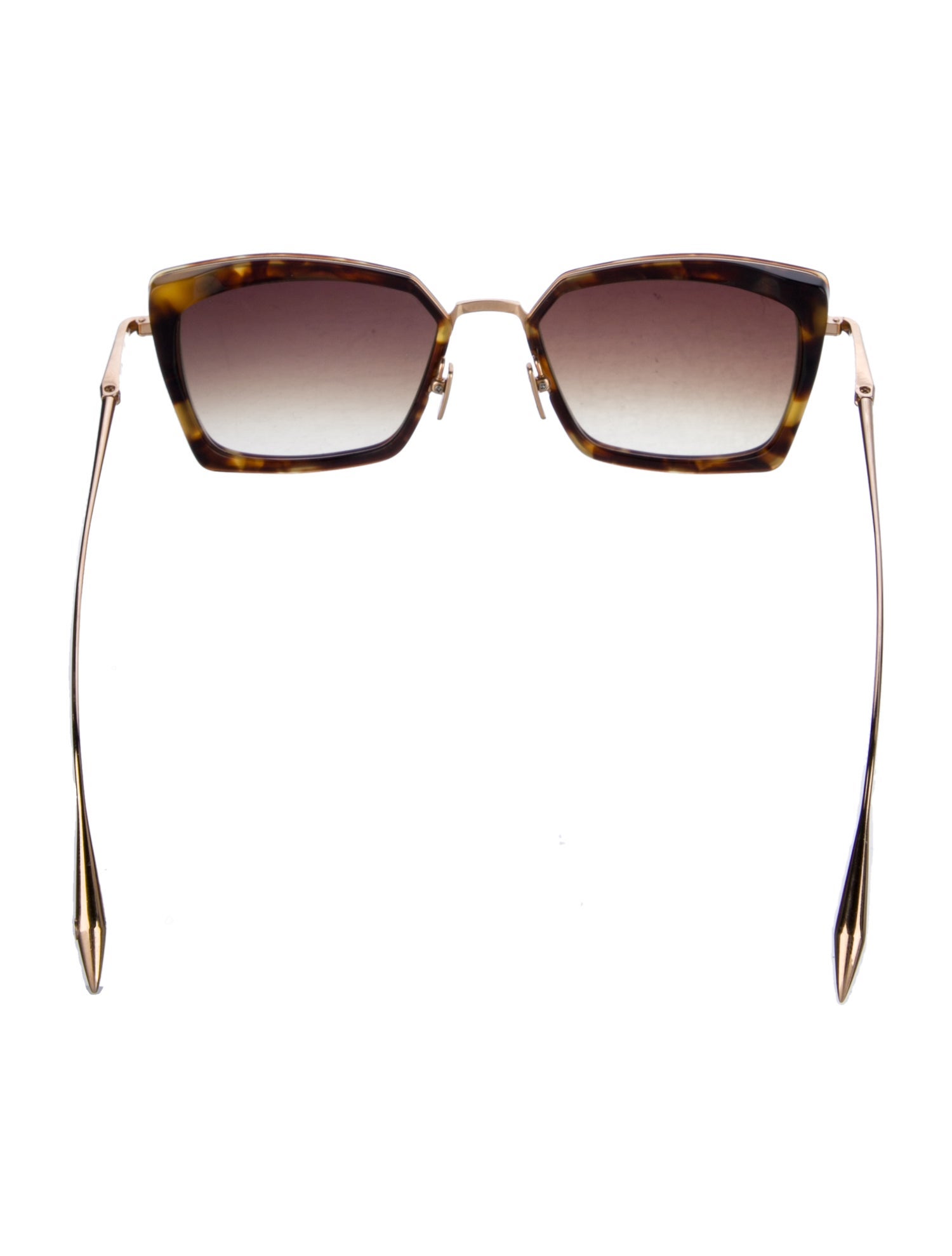 Dita Tortoise Shell Square Sunglasses