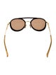 Dita Aviator Tinted Sunglasses