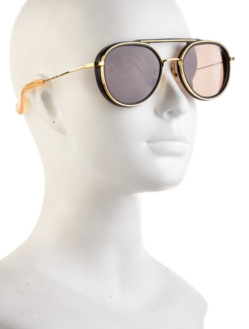 Dita Aviator Tinted Sunglasses