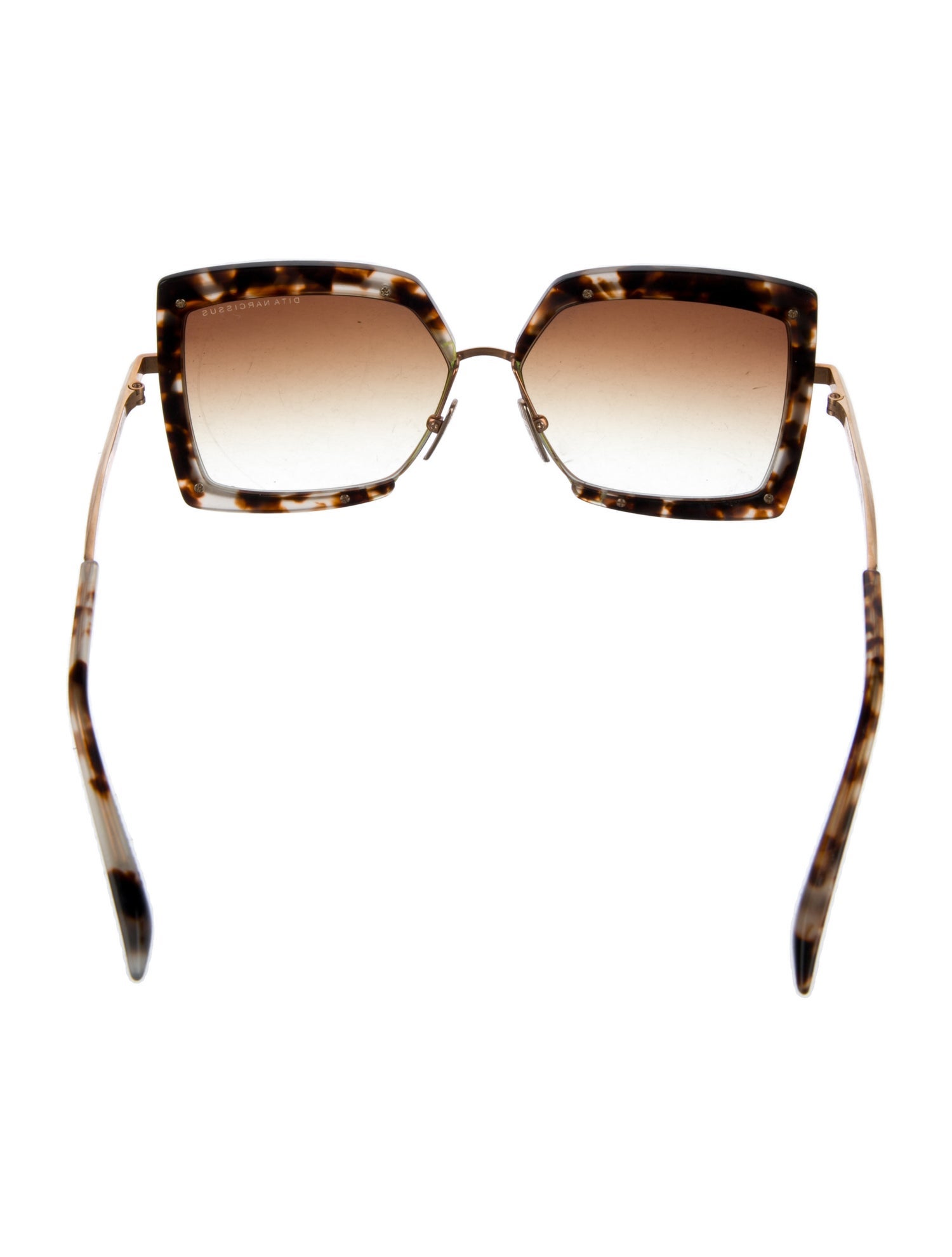 Dita Oversize Gradient Sunglasses