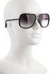 Dita Square Gradient Sunglasses