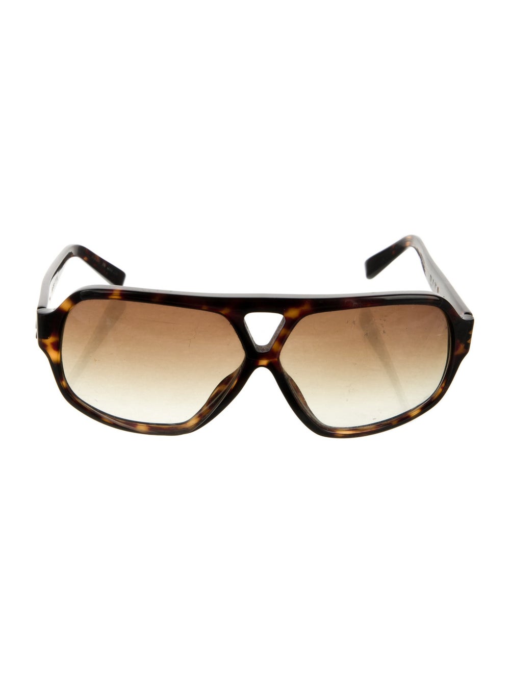 Dita Oversize Sunglasses Brown Tortoiseshell Acet… - image 1