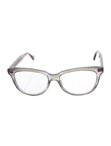 Pre-owned Dita Wayfarer Eyeglasses In Purple