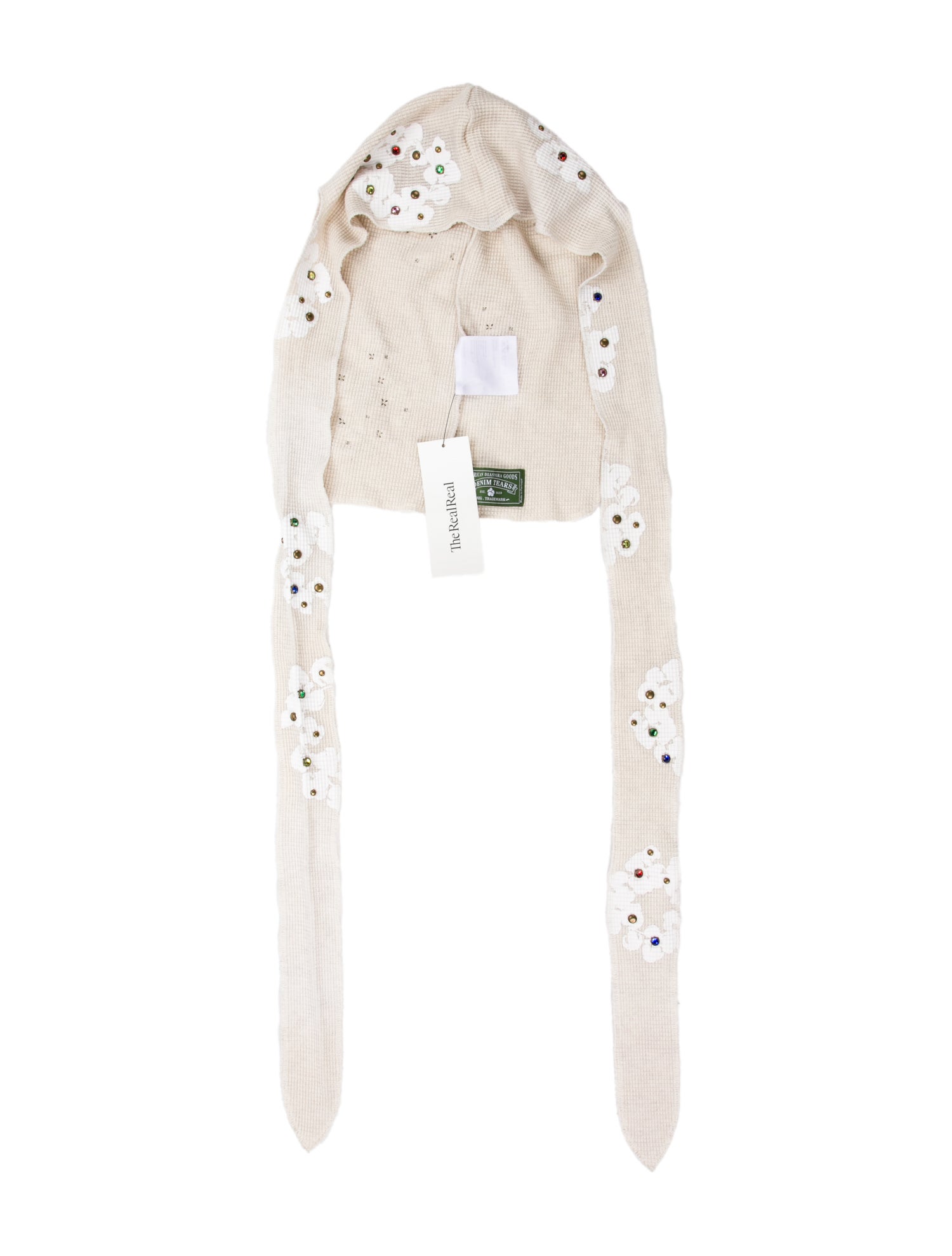 Denim Tears Rhinestone Durag - Neutrals Hats, Accessories