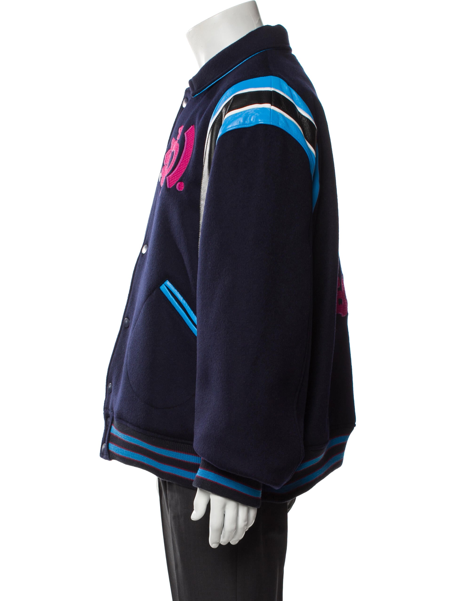 Denim Tears x Bstroy Varsity Wool Varsity Jacket